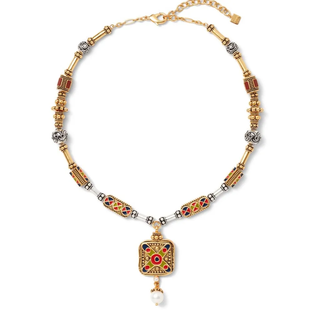 Best The Met Store Medieval Byzantine Statement Necklace and Drop Earrings Set