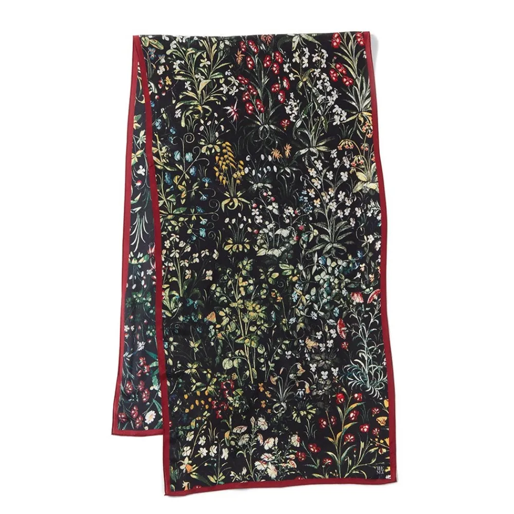 Online The Met Store Medieval Millefleurs Oblong Silk Scarf