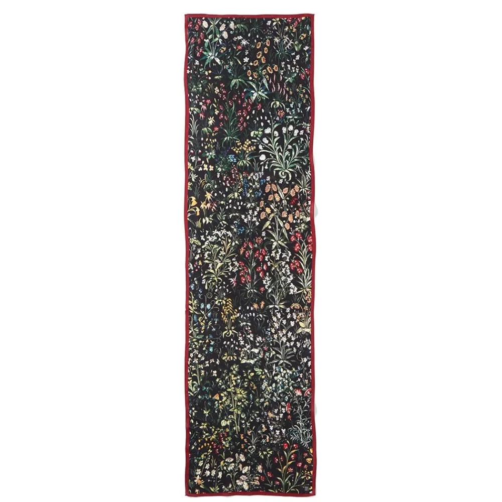 Online The Met Store Medieval Millefleurs Oblong Silk Scarf