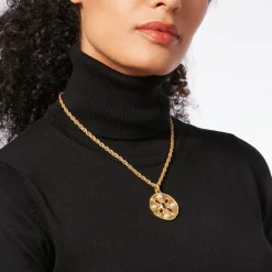 Discount The Met Store Medieval Stone Medallion Pendant Necklace