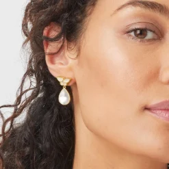 The Met Store Meiji Butterfly Drop Earrings