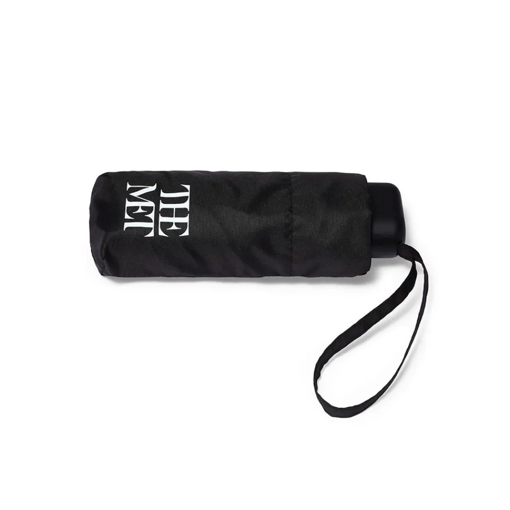 The Met Store Met Logo Folding Umbrella