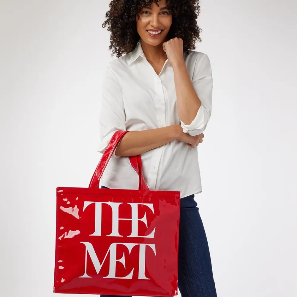 The Met Store Met Logo Vinyl Tote