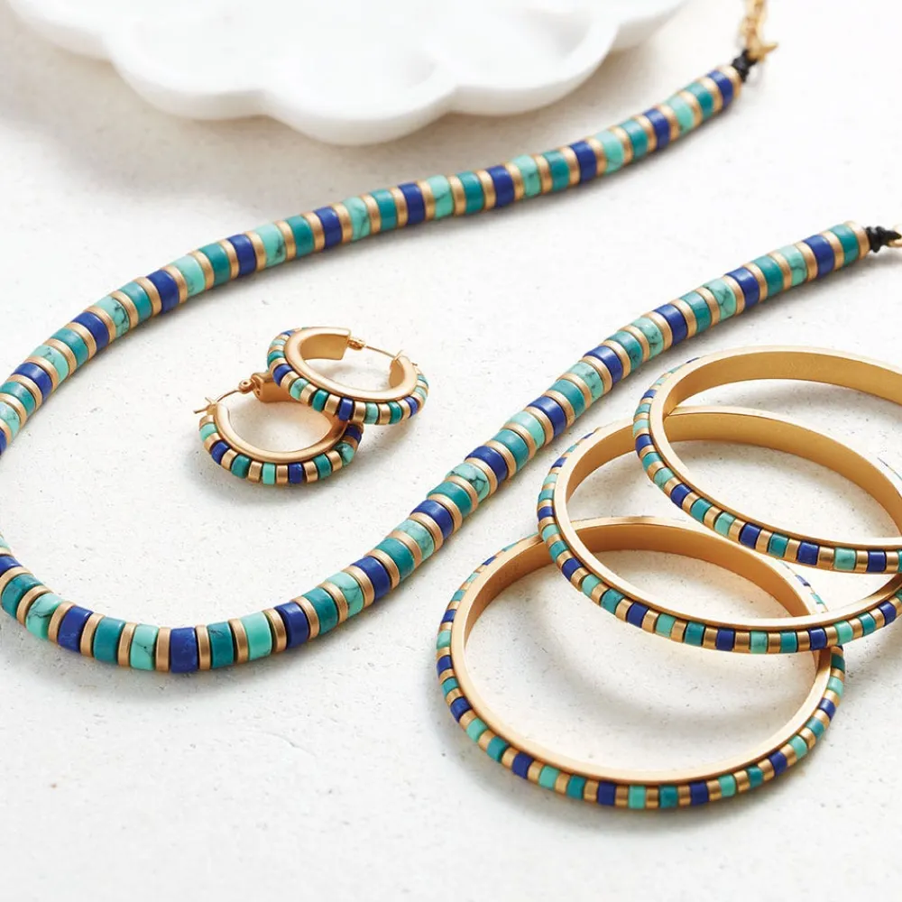 Outlet The Met Store Middle Kingdom Cylindrical Bead Bangles