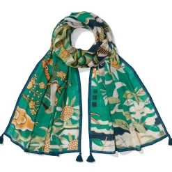 Hot The Met Store Ming Birds and Flowering Branches Oversize Oblong Scarf