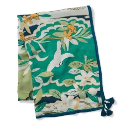 Hot The Met Store Ming Birds and Flowering Branches Oversize Oblong Scarf