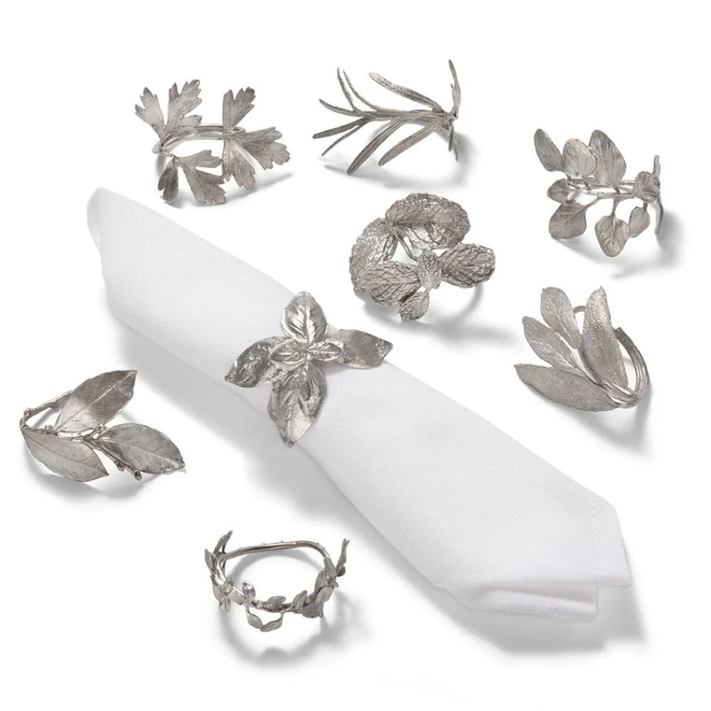Discount The Met Store Mixed Herb Napkin Ring Set