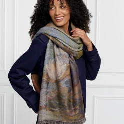 New The Met Store Monet Bridge and Water Lilies Shawl