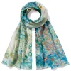 The Met Store Monet Garden at Argenteuil Oblong Silk Scarf
