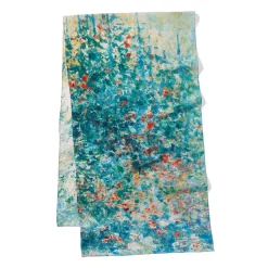 The Met Store Monet Garden at Argenteuil Oblong Silk Scarf