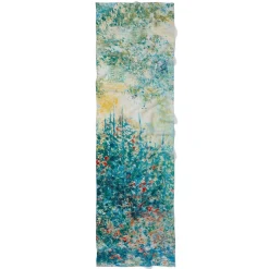 The Met Store Monet Garden at Argenteuil Oblong Silk Scarf