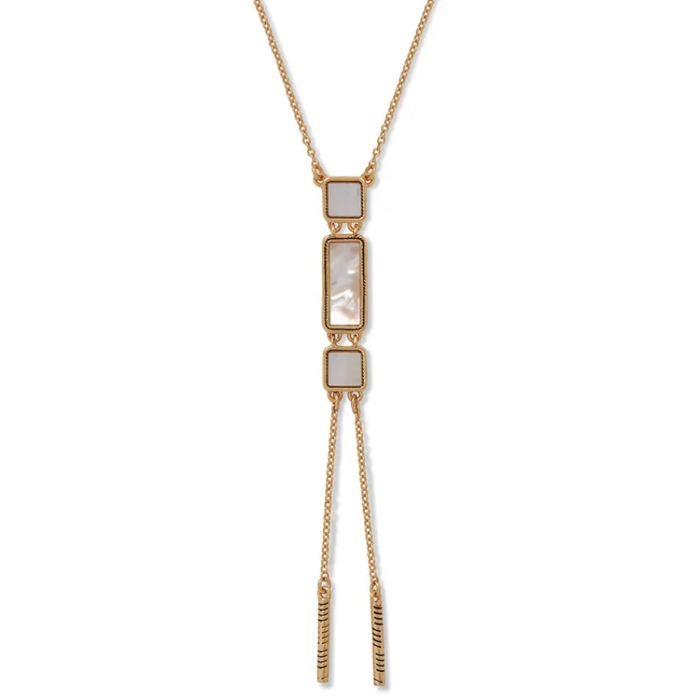 Online The Met Store Mother-of-Pearl Tile Double Lariat Necklace