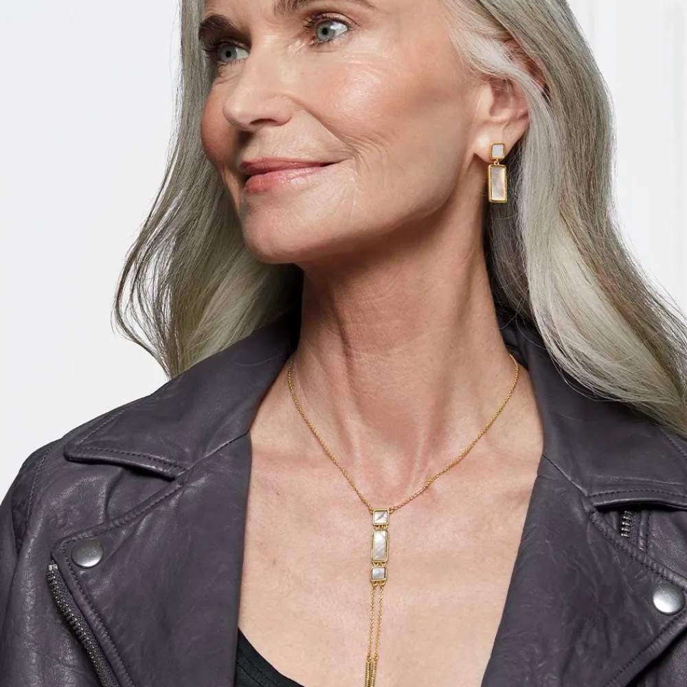 Online The Met Store Mother-of-Pearl Tile Double Lariat Necklace