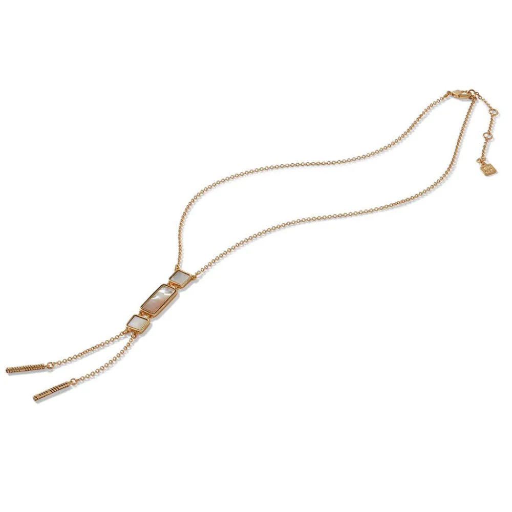 Online The Met Store Mother-of-Pearl Tile Double Lariat Necklace