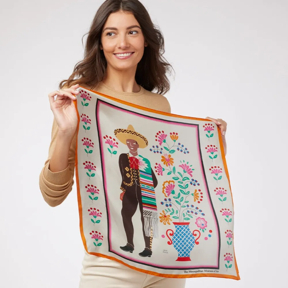 Best The Met Store Mérida Saltillo Dress Silk Neckerchief