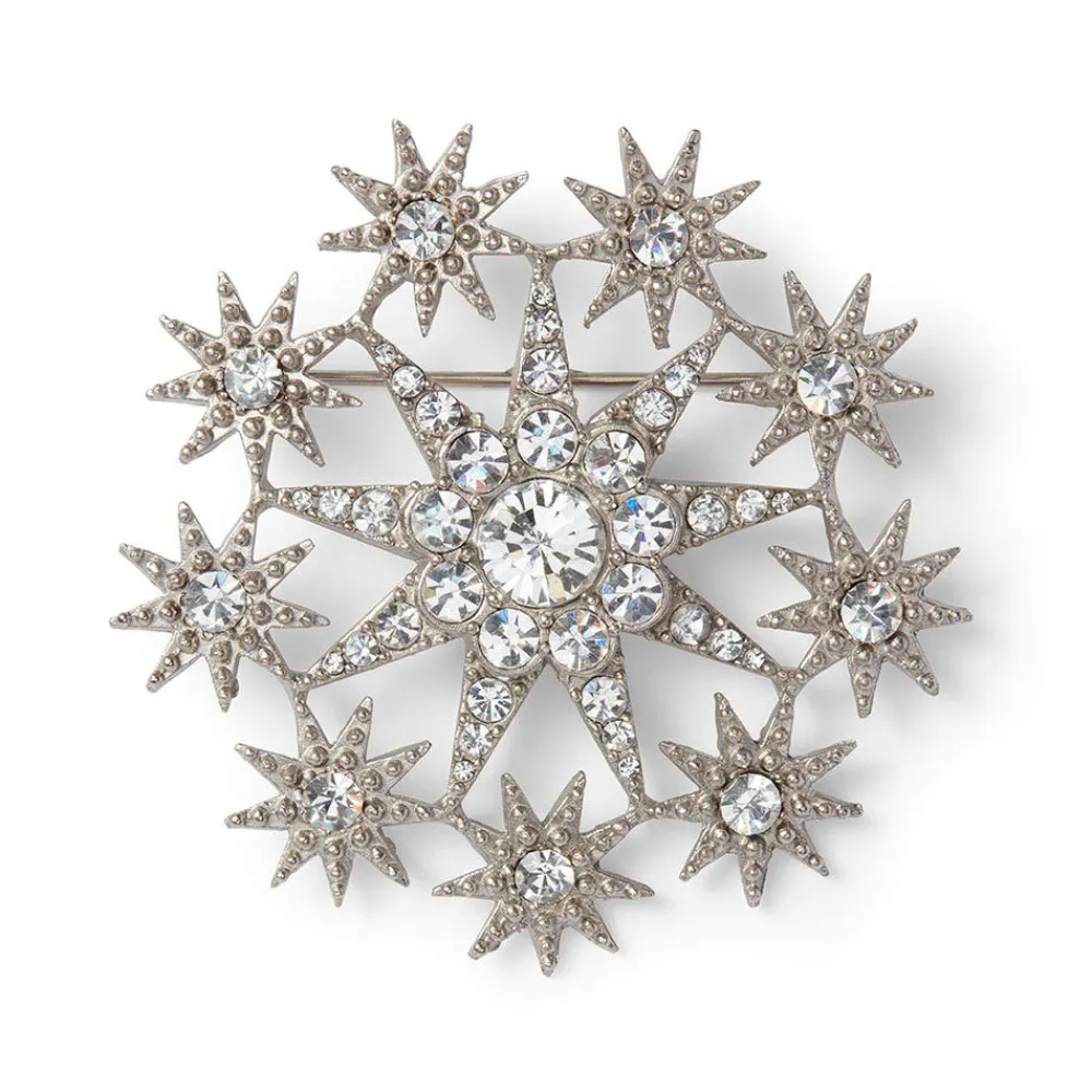 Discount The Met Store Ottoman Star Antiqued Silver Brooch