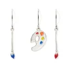 Best The Met Store Paintbrush and Palette Drop Earrings