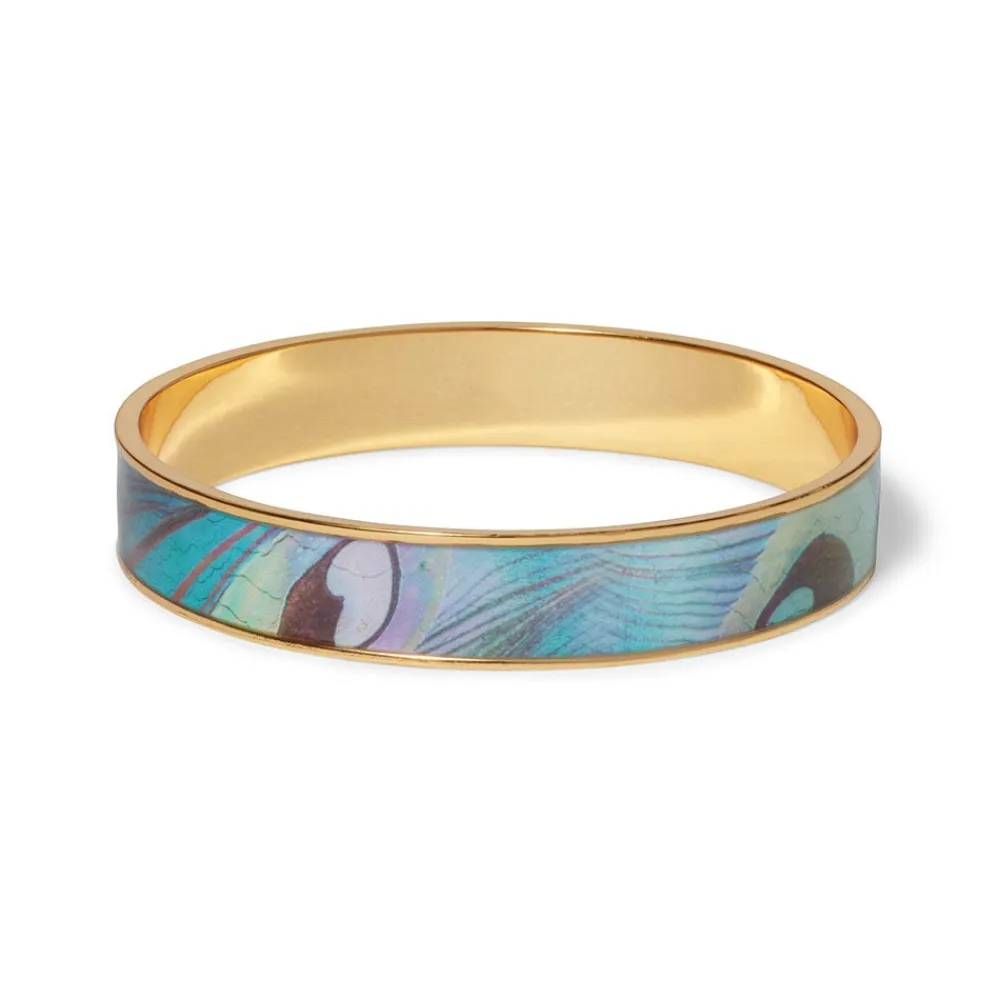 Outlet The Met Store Peacock Feather Enamel Bangle