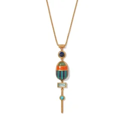 The Met Store Royal Scarab Lariat Necklace