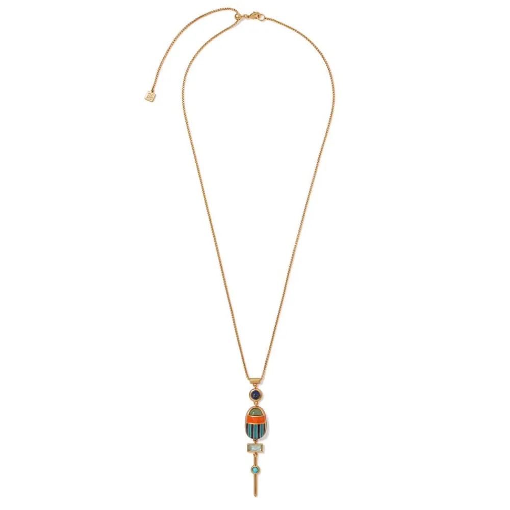 The Met Store Royal Scarab Lariat Necklace