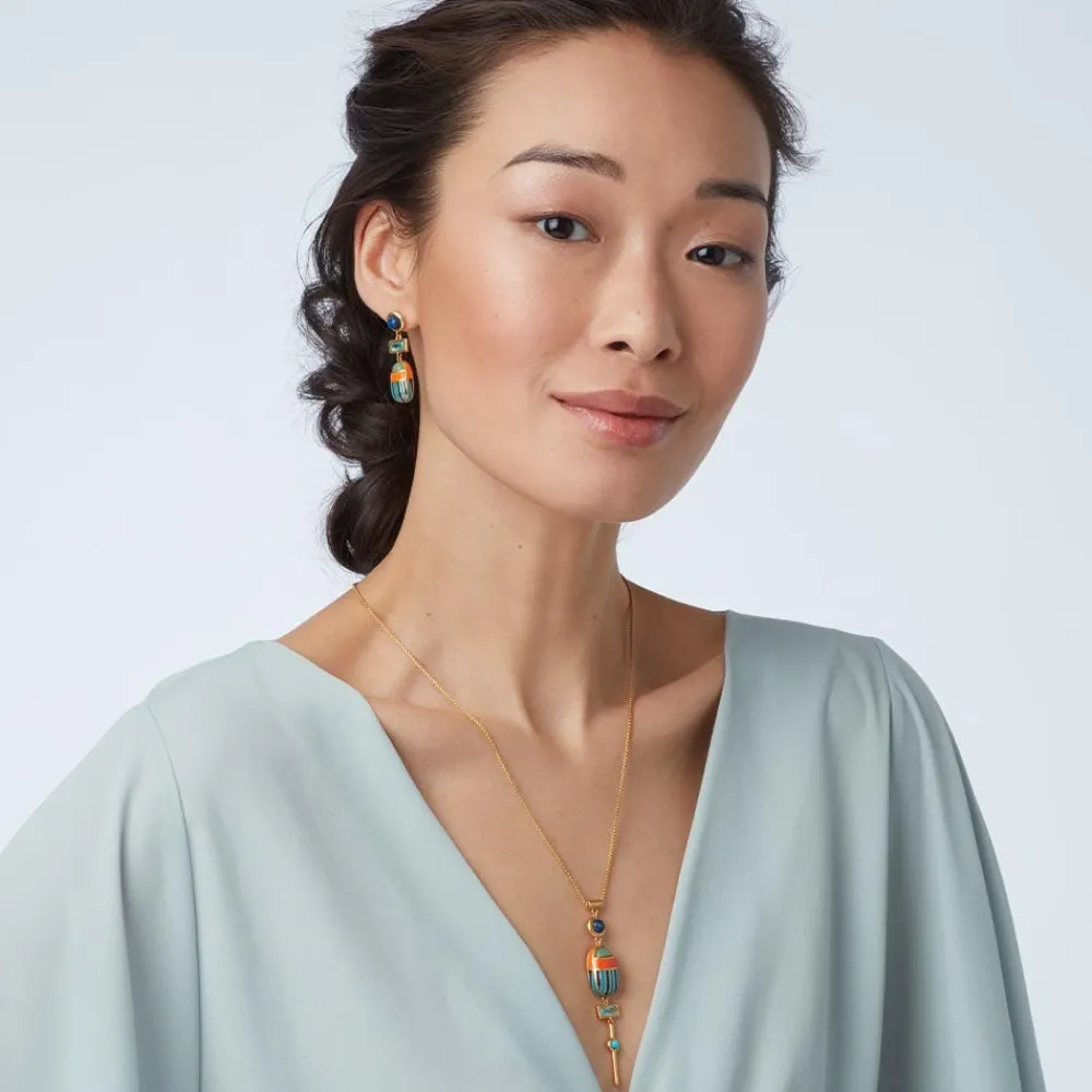 The Met Store Royal Scarab Lariat Necklace