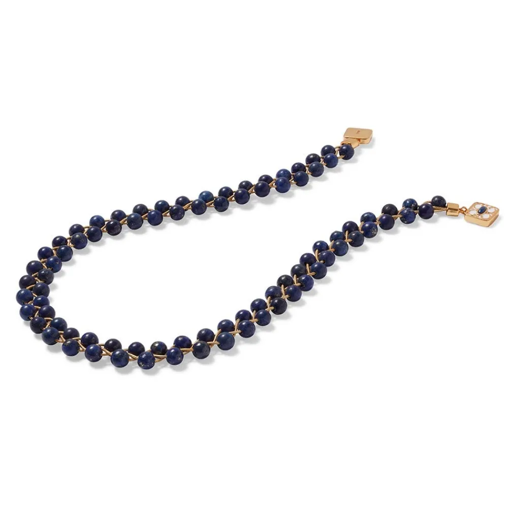Clearance The Met Store Spanish Baldric Lapis Braided Necklace
