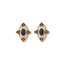 New The Met Store Spanish Baldric Lapis Stud Earrings