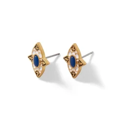 New The Met Store Spanish Baldric Lapis Stud Earrings