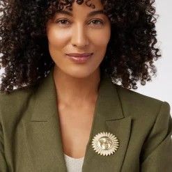 The Met Store Spanish Day and Night Sun Brooch