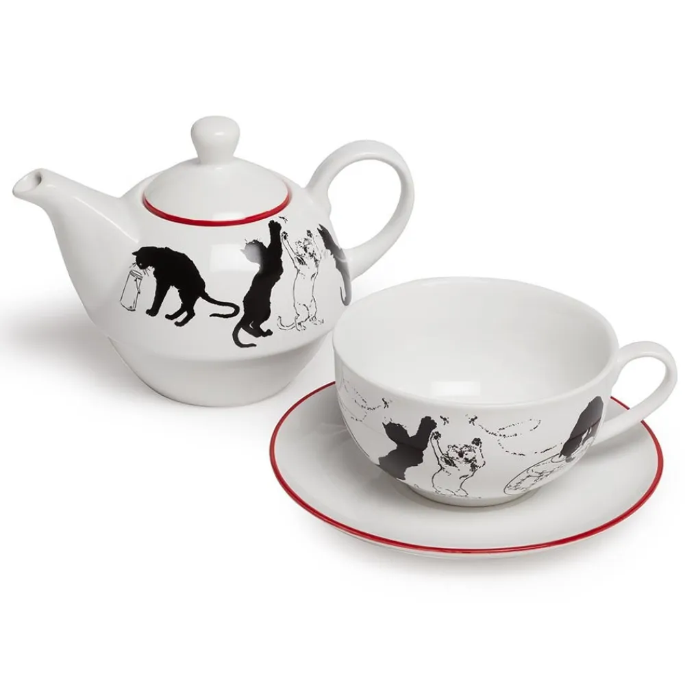 The Met Store Steinlen Cats Tea-for-One Set