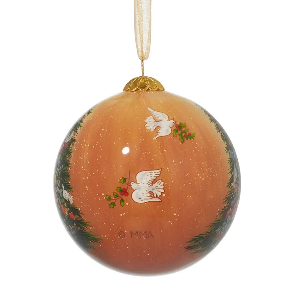 Hot The Met Store Tait-Henson Bower of Beauty Hand-Painted Glass Ornament
