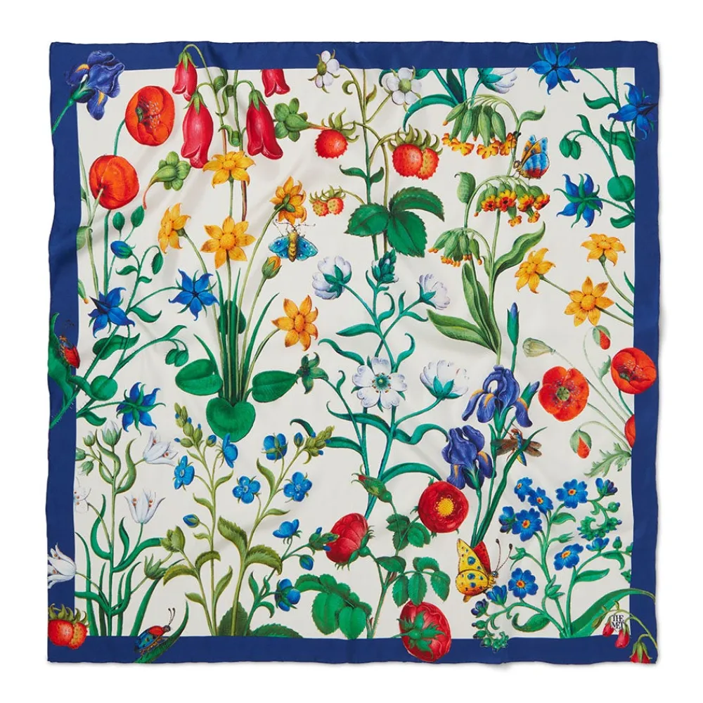 Best The Met Store The Met Cloisters Garden Square Silk Scarf