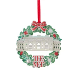 Best The Met Store The Met Facade Wreath Ornament