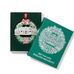 Best The Met Store The Met Facade Wreath Ornament