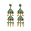 Online The Met Store Tibetan Mandala Fringe Drop Earrings