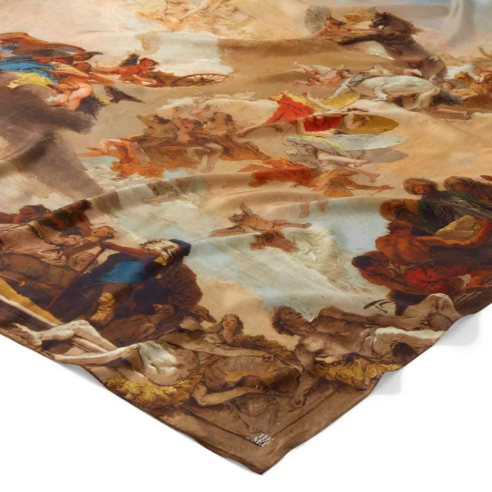 Outlet The Met Store Tiepolo Allegory of the Planets and Continents Oversize Unisex Oblong Silk Scarf