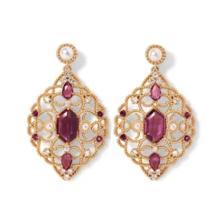 Discount The Met Store Turkish Amethyst Statement Earrings