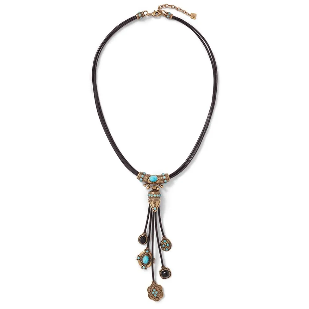 Best The Met Store Turkmen Leather Statement Necklace