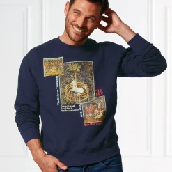 New The Met Store Unicorn Tapestries Crew Neck Sweatshirt