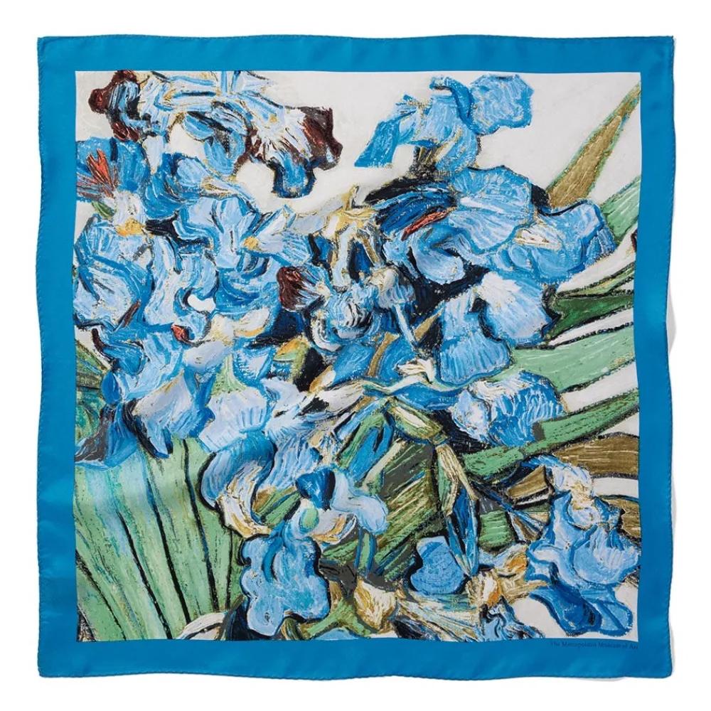 The Met Store Van Gogh Irises Neckerchief