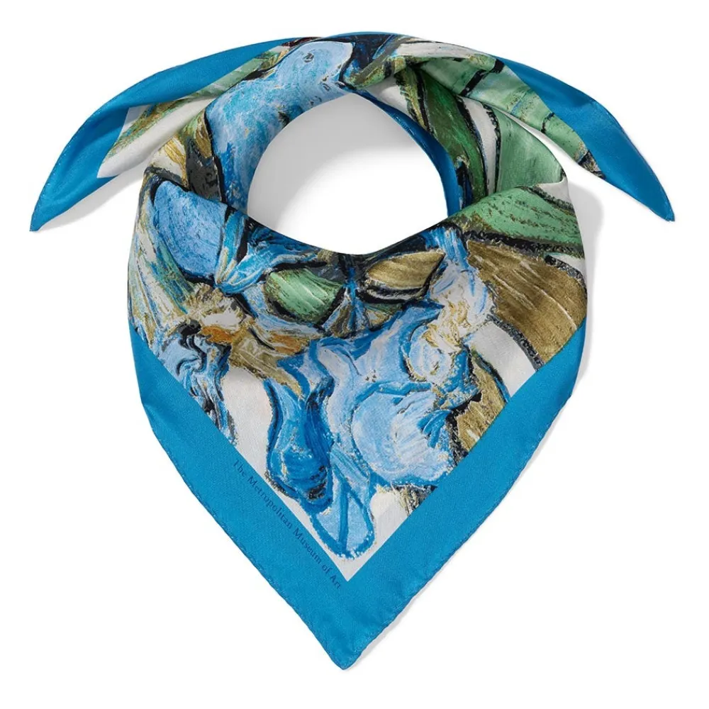 The Met Store Van Gogh Irises Neckerchief