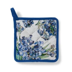 Sale The Met Store Van Gogh Irises Pot Holder and Oven Mitt Set
