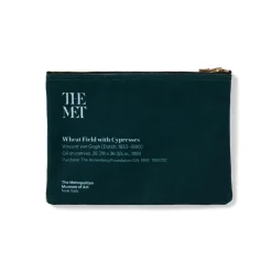 Hot The Met Store Van Gogh Wheat Field with Cypresses Zip Pouch