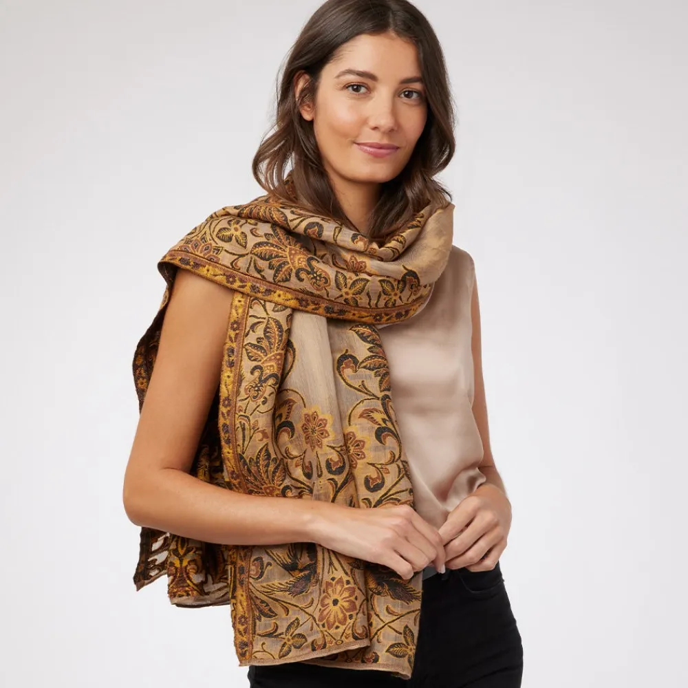 Discount The Met Store Victorian Foliate Jacquard Shawl