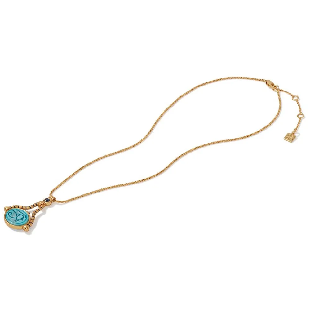 Hot The Met Store Wedjat Eye Scarab Spinning Pendant Necklace