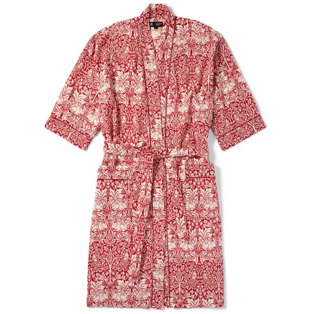 Online The Met Store William Morris Brother Rabbit Unisex Cotton Robe