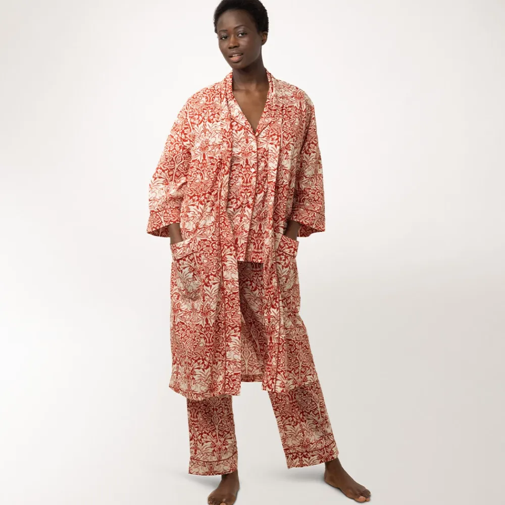 Online The Met Store William Morris Brother Rabbit Unisex Cotton Robe